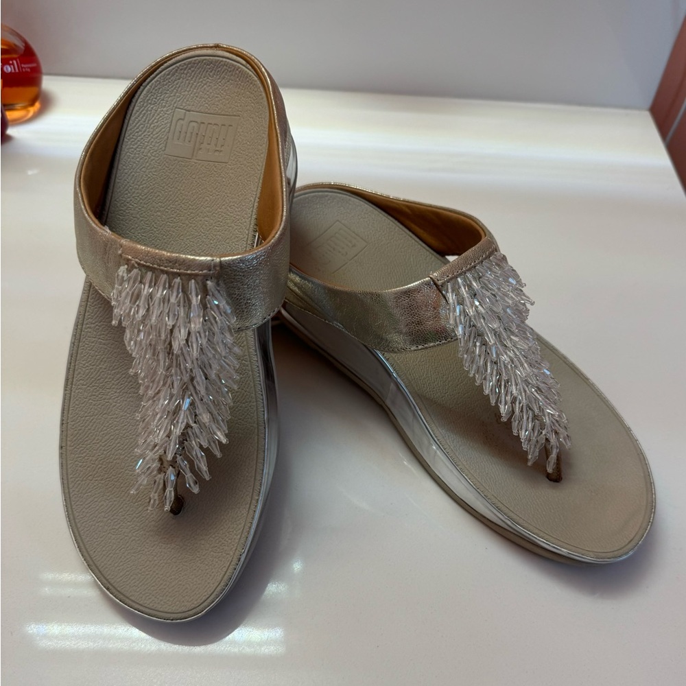 Fitflop Metallic Sandals - Picture 4 of 12